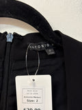 Antonio Melani Black 31.5" Inseam Jumpsuit, 2
