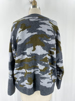 Vince Camuto Camo Sweater, L