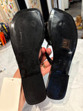 Jeffrey Campbell Black Sugary Jelly Bow Sandals, 9