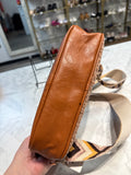 Brown Crossbody Bag, 10"x6"