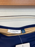 Cabana Life Blue Swim Skort, M (retail $52)