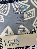 New Croft & Barrow Blue Print Dress, XL