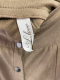 L Love Brown Skirt, M (runs small)