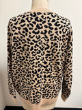 Animal Print  Sweater, L
