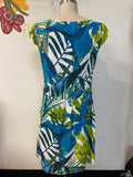 Lina Tomei 100% Linen Dress, L with Pockets