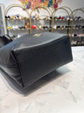 Coach Black Val Duffel Crossbody Bag, 12"x11"