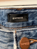 Express 70s Flare High Rise 31" Inseam Jeans, 10