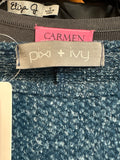 Pixi + Ivy Blue Sweater, L