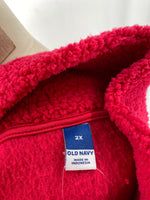 Old Navy Pink Zip Front Pocket Jacket, 2X