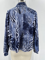 Leo & Nicole Blue Jacket, L Petite