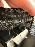 New Preston & York Black Dress, 16