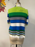 Ruby Rd 2pc Green Sweater + Top, L Petite