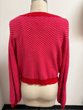 Sincerely Jules 2pc Red/Pink Sweater, XL