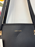 Anne Klein Black Shoulder Bag, 19"x12"