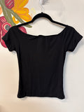 New Gilli Black Fitted Top, M