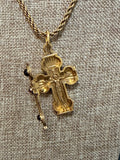 Vatican Library Collection Cross Locket Necklace, 31"