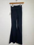 New Offline by Aerie Black Foldover 30" Inseam Leggings, S Short