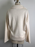 New Spanx Air Essentials Oatmeal Heather Sweatshirt, L