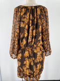Simply Vera Brown Print Dress, XXL