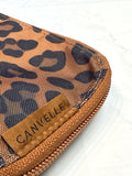 Canvelle Animal Print Wristlet Wallet, 4.5"x8.5" (retail $95)