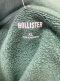 Hollister Green Hoodie Sweatshirt, XL