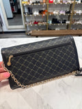 Rioni Black Laine Chained Clutch, 10"x5" (retail $290)