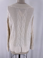 Banana Republic White/Ivory Sweater, L
