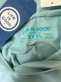 New Life is Good Crusher Flex Hooded Tee, XXXL