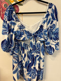 Sugar Lips Blue Romper, M