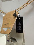 New White House Black Market Gold/Purple Necklace