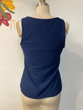 Lands End Blue Swim Top, 10 DD