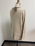 New Pure J. Jill Oatmeal Heather Sweater, L Petite
