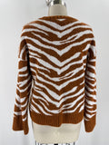 Nine West Animal Print Sweater, M
