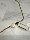 New White House Black Market Gold Choker Necklace, 16"