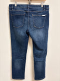White House Black Market 26" Inseam The Slim Crop Jeans, 8