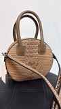 Brown Crossbody Bag, 7"x8"