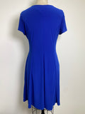 Perceptions Blue Dress, M Petite