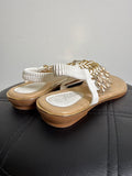 Atalina White Sandals, 9