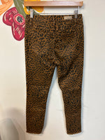 Miss Me Los Angeles Animal Print High Rise Ankle Straight Jeans, 27 (4)