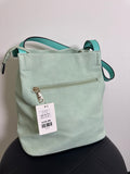 Jen & Co Green Shoulder Bag, 12"x11"