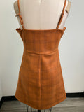 She + Sky Brown Dress, L