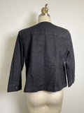Ruby Rd Black Denim Jacket, 12 Petite