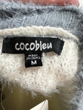 Cocobleu Blue/White Sweater, M
