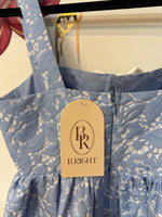 New B. Right Bashful Blue Mini Dress, S