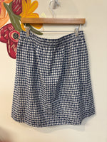 J. Crew Blue Gingham Skirt, 8
