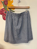 J. Crew Blue Gingham Skirt, 8