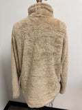 New Vineyard Vines Camel Funnel Neck Pullover, S