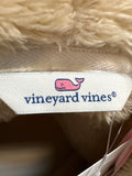 New Vineyard Vines Camel Funnel Neck Pullover, S