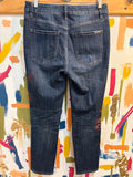 White House Black Market High Rise Straight 27" Inseam Jeans, 4