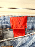 Cristina Embroidered 28" Inseam Jeans, 16